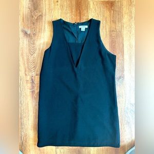Short black tank dress